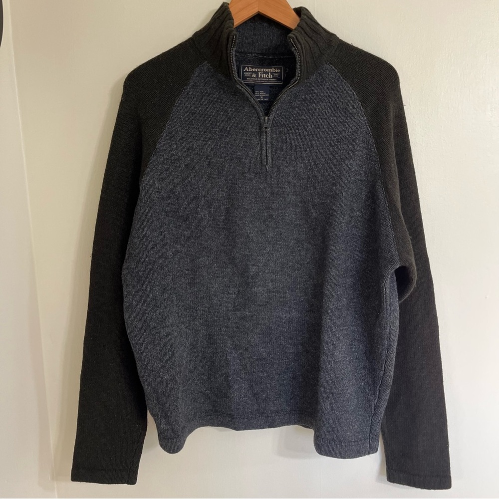Abercrombie & fitch y2k sweater 1/4 zip pullover men’s xl